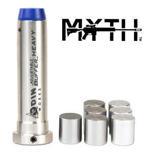 Odin Works - Heavy Adjustable Carbine H1 H2 H3 Recoil Buffer - 3.7 - 5.8oz - Stainless Steel - AR-15 Odin Works - Heavy Adjustable Carbine H1 H2 H3 Recoil Buffer - 3.7 - 5.8oz - Stainless Steel - AR-15