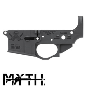 Spikes Tactical CALICO JACK AR-15 AR-22 Stripped Lower Receiver BLEM - Black
