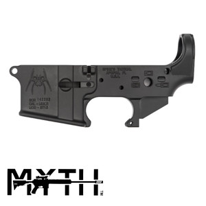 Spikes Tactical SPIDER AR-15 AR-22 Stripped Lower Receiver BLEM - Black LOW-AR15-STSP-BLK
