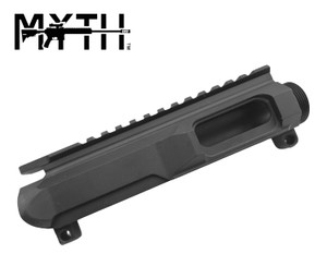9MM BILLET SLICK SIDE Stripped Mil-Spec Upper Receiver - Black UPP-AR9-SS