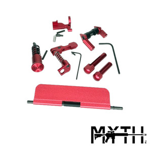 Upper & Lower Parts Kit  - AR15 AR22 AR9 - Anodized Red
