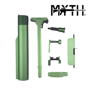 Enhanced Upper & Lower Parts Kit - AR15 AR22 AR9 - Anodized Green CPK-ENH-GRN