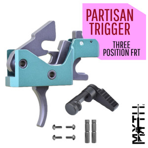 Partisan Disruptor Forced Reset (FRT) Trigger 3 Position + Anti-Walk Pins FRT-PARTISAN