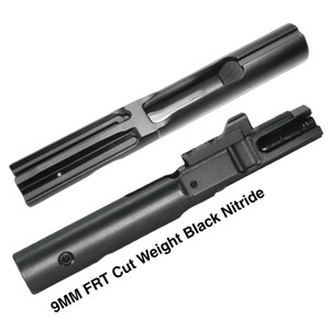 PREMIUM Forced Reset Trigger CUT Black PVD Coated 9MM Bolt Carrier Group M16