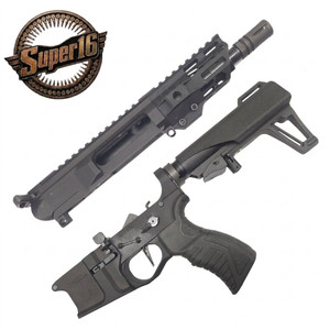 Complete Super16 Forced Reset Trigger AR15 PISTOL KIT - 10.5" 11.5" 12.5" 13.7" 14.5"