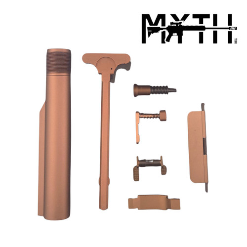 Enhanced Upper & Lower Parts Kit - AR15 AR22 AR9 - Anodized Bronze CPK-ENH-BRNZ