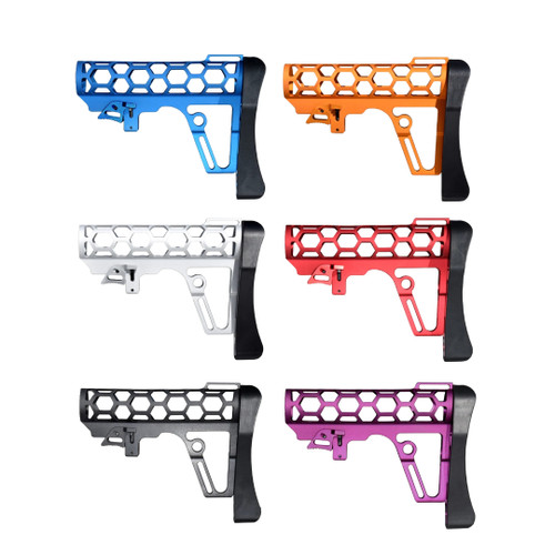 Aluminum Honey AR Adjustable Butt Stock