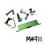 Upper & Lower Parts Kit - AR15 AR22 AR9 - Anodized Green CPK-SM-GREEN