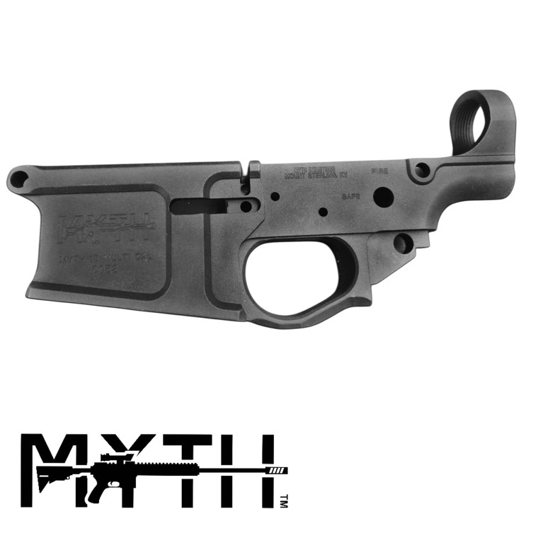 Myth Industries Billet AR-10 Stripped Lower Receiver - Black