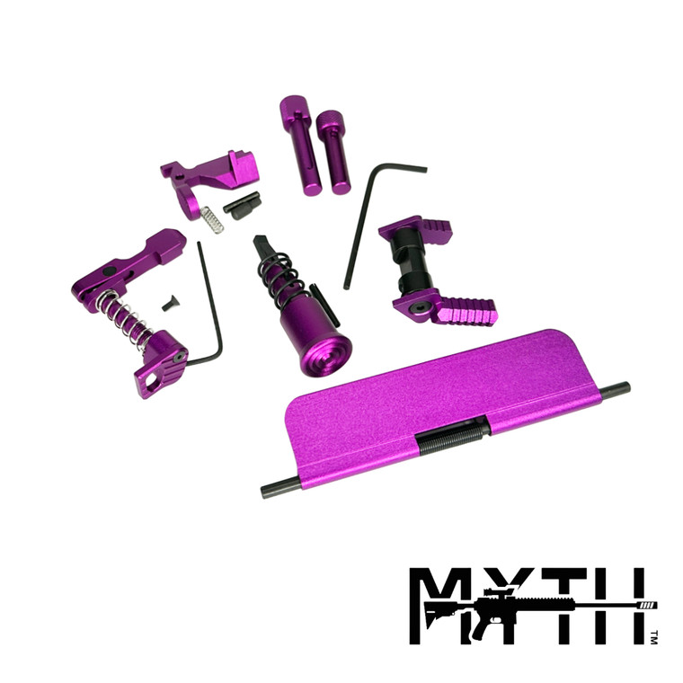 Upper & Lower Parts Kit  - AR15 AR22 AR9 - Anodized Violet Purple