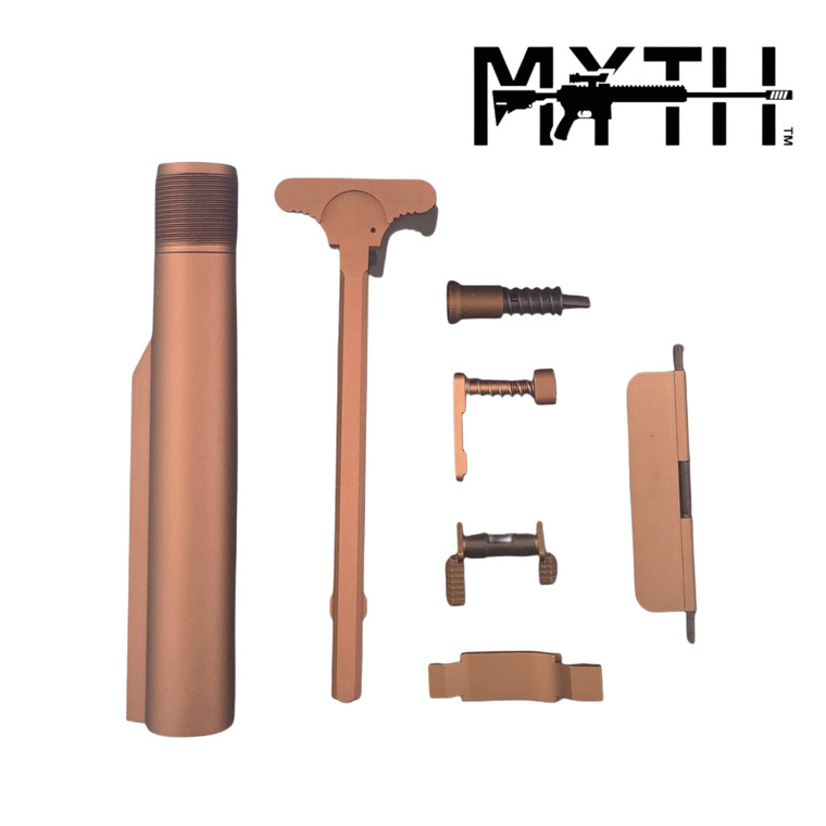 Enhanced Upper & Lower Parts Kit - AR15 AR22 AR9 - Anodized Bronze CPK-ENH-BRNZ