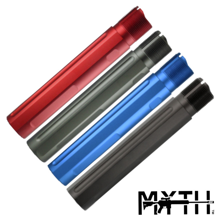 Fixed Mil-Spec Fluted Pistol Buffer Tube - 7.3" - Anodized Shop All