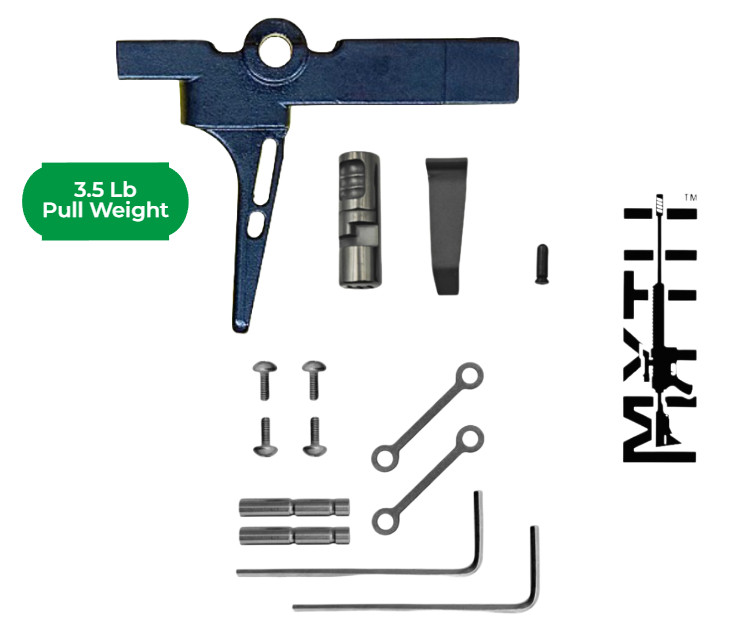 Super Safety Trigger - D2 Steel 3.5LB STRAIGHT Forced Reset (FRT) 3 Position + Anti-Walk Pins FRT-SS-D2-3.5STRT