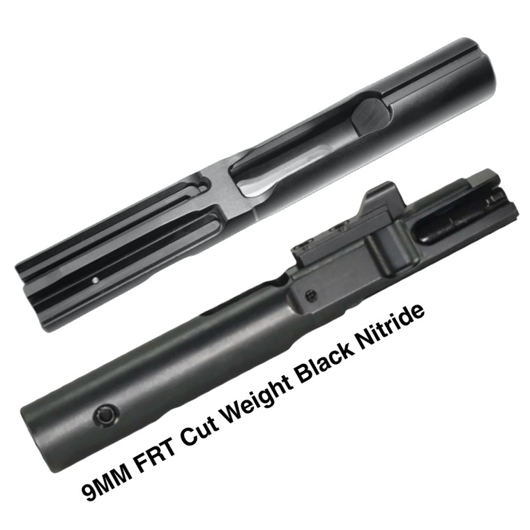 PREMIUM Forced Reset Trigger CUT Black PVD Coated 9MM Bolt Carrier Group M16