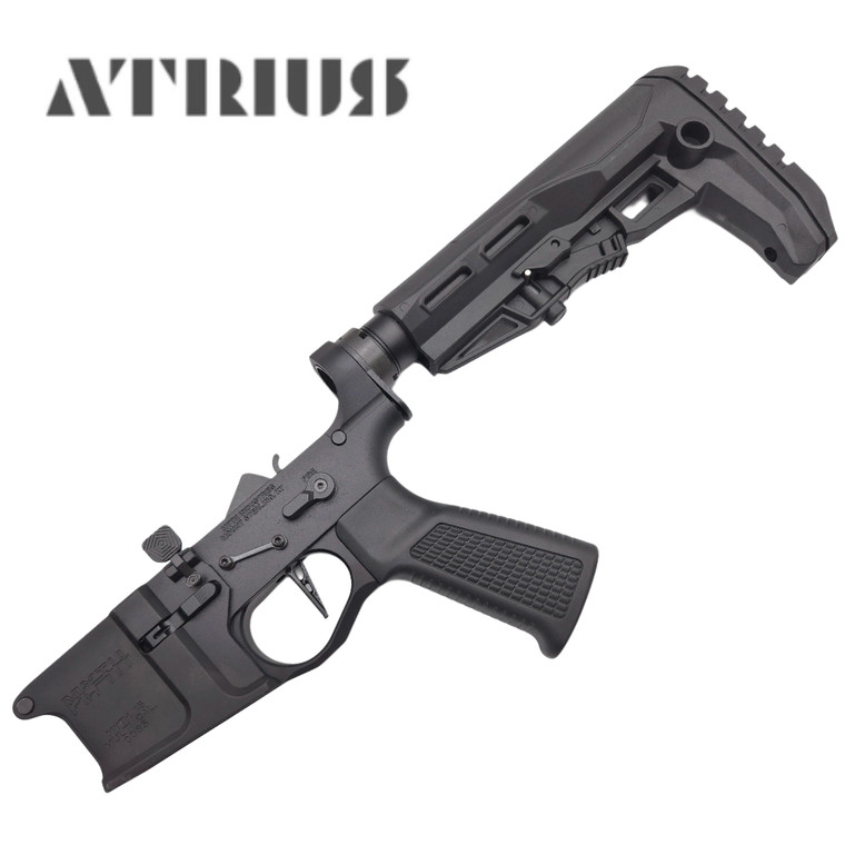 Complete Lower Receiver - Single/Ambi/M16 ATRIUS Selector - Forced Reset Trigger - Adjustable Stock