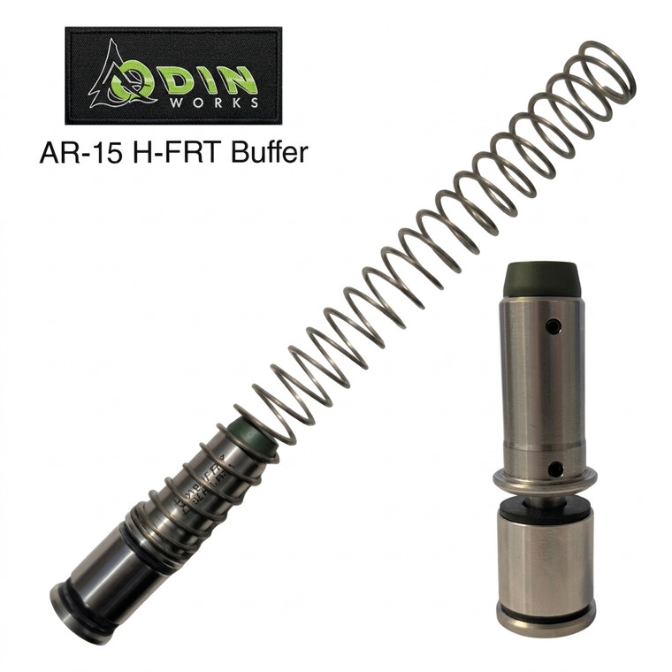 Odin Works - Heavy H-FRT Recoil AR15 Dead Blow Buffer - 6.2oz - Stainless Steel BFR-OW-HFRT-AR15