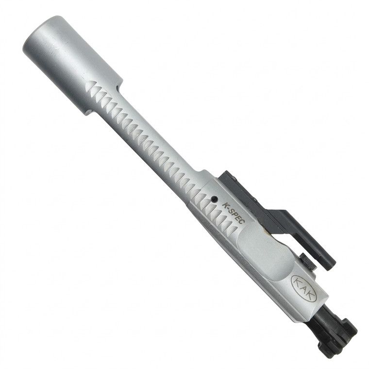 KAK INDUSTRY Forced Reset Device™ CHROME 5.56/300 Blackout K-SPEC-S Single Ejector Down Vent Bolt Carrier Group