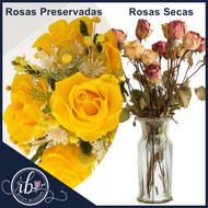 Flores Preservadas vs. Flores Secas: ¿Cuál es la Diferencia?