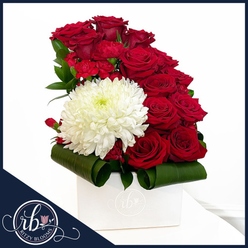 Luxurious Red Anthurium, Rose & Gerbera Arrangement in Fort Lauderdale