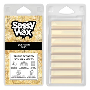 Egyptian Oud Triple Scented Soy Wax Melts 8 Pack Egyptian Oud Triple Scented Soy Wax Melts 8 Pack