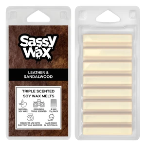 Leather & Sandalwood Soy Wax Melts 8 Pack