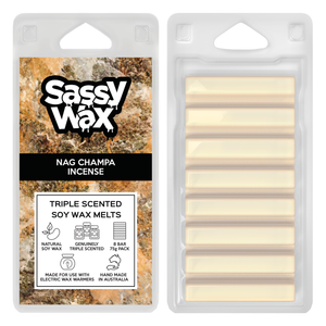 Nag Champa Incense Soy Wax Melts 8 Pack