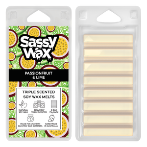 Passionfruit & Lime Soy Wax Melts 8 Pack
