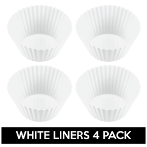 White Silicone Flip Cups 4 Pack White Silicone Flip Cups 4 Pack