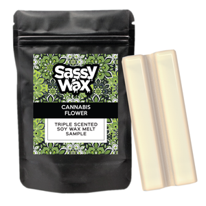 Cannabis Flower Soy Wax Melt Sample Cannabis Flower Soy Wax Melt Sample