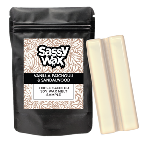Vanilla Patchouli & Sandalwood Soy Wax Melt Sample