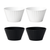 Mixed Colour Silicone Flip Cups 4 Pack