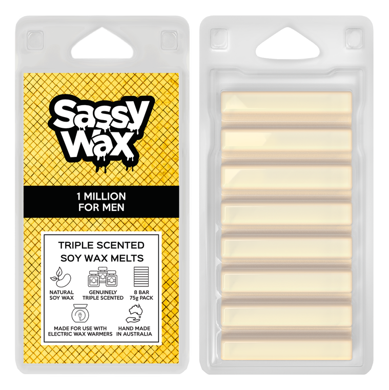 1 Million For Men Soy Wax Melts 8 Pack