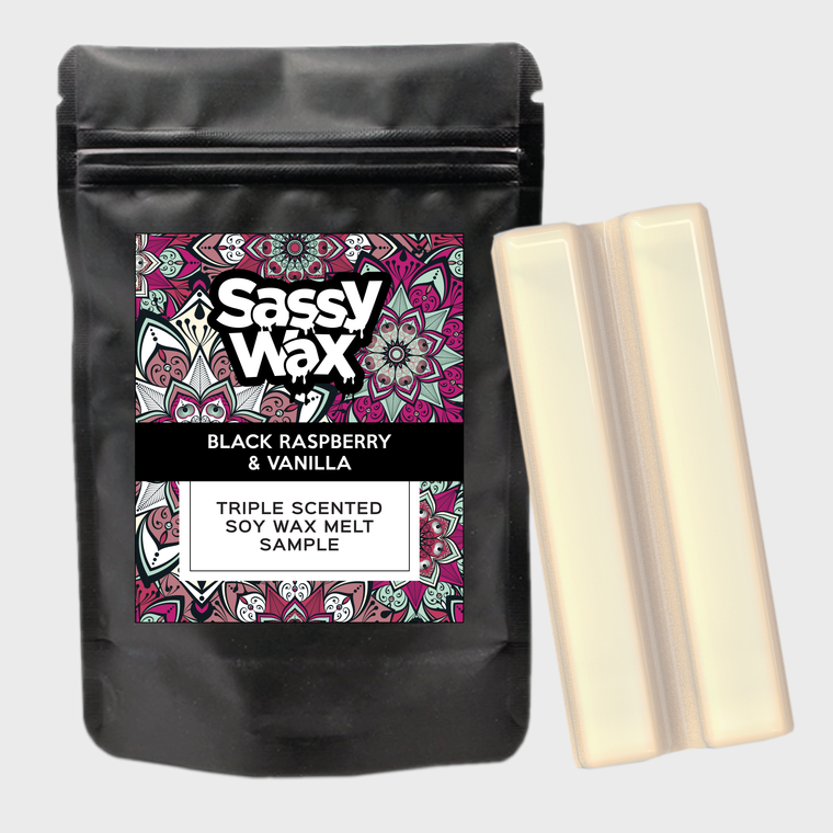 Black Raspberry & Vanilla Soy Wax Melt Sample