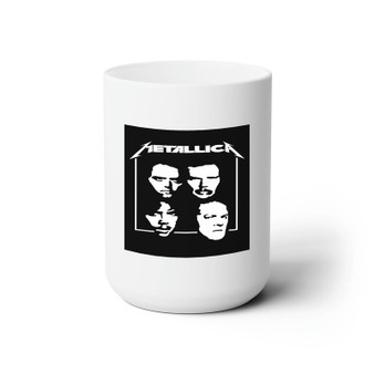 Metallica White Ceramic Mug 15oz Sublimation