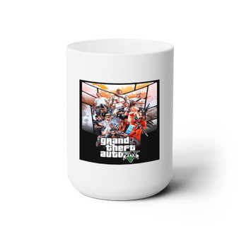 Grand Theft Auto V White Ceramic Mug 15oz Sublimation