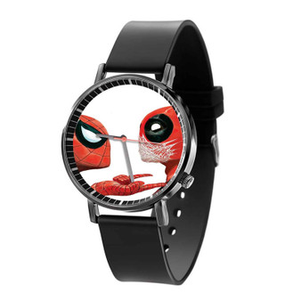 Spiderman Deadpool Black Quartz Watch