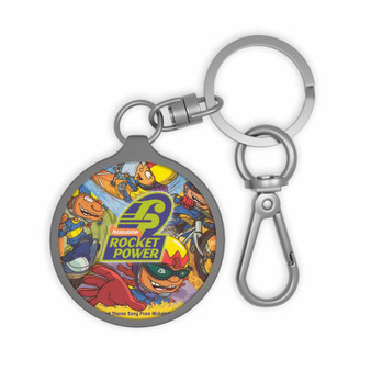 Rocket Power Keyring Tag Keychain Acrylic