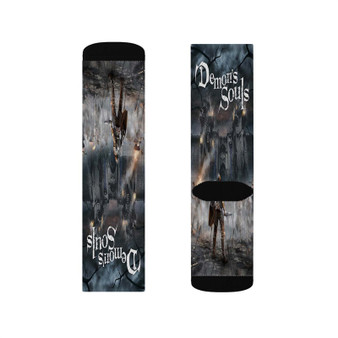 Demons Souls Socks Sublimation White Polyester Unisex