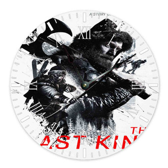 The Last King Movie Poster Wall Clock Wooden Round Non-ticking