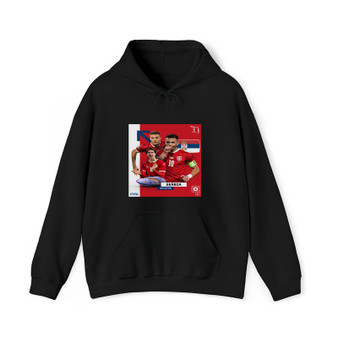 Serbia World Cup 2022 Heavy Blend Hooded Sweatshirt Unisex Hoodie