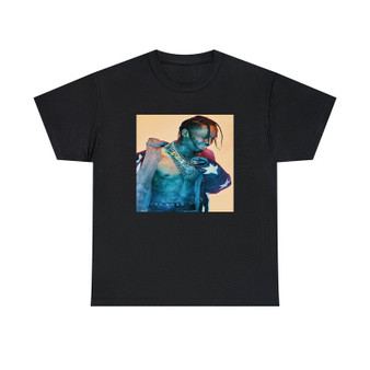 Travis Scott Hip Hop T-Shirts Classic Fit Heavy Cotton Tee Unisex