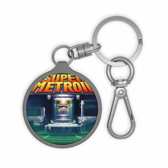 Metroid Super Metroid Keyring Tag Keychain Acrylic