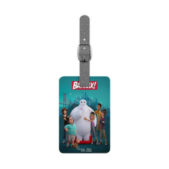 Baymax Luggage Tag Polyester Saffiano Rectangle Card Insert