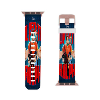 Disney Wreck It Ralph Art Personal Apple Watch Band Professional Grade Thermo Elastomer Material