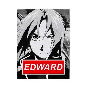 Edward Elric Fullmetal Alchemist Brotehrhood Velveteen Plush Blanket Polyester