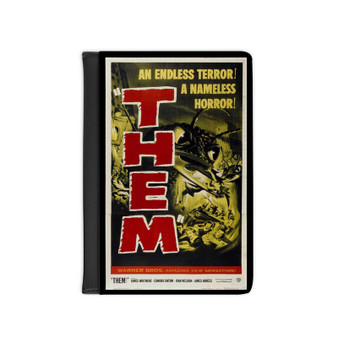 Them Movie Passport Cover Wallet PU Faux Leather Black