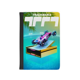 Trackmania Passport Cover Wallet PU Faux Leather Black