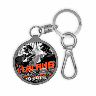 The Americans Keyring Tag Keychain Acrylic