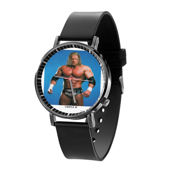 Triple H WWE Quartz Watch Black Plastic