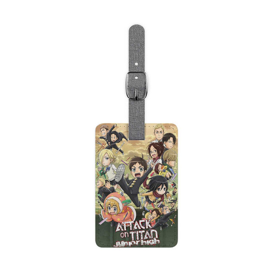 Attack on Titan Junior High Luggage Tag Polyester Saffiano Rectangle Card Insert